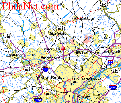 Map Of Ambler, PA